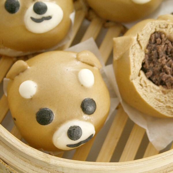 小柴犬包(紅豆牛奶)(素)