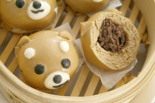 小柴犬包(紅豆牛奶)(素)