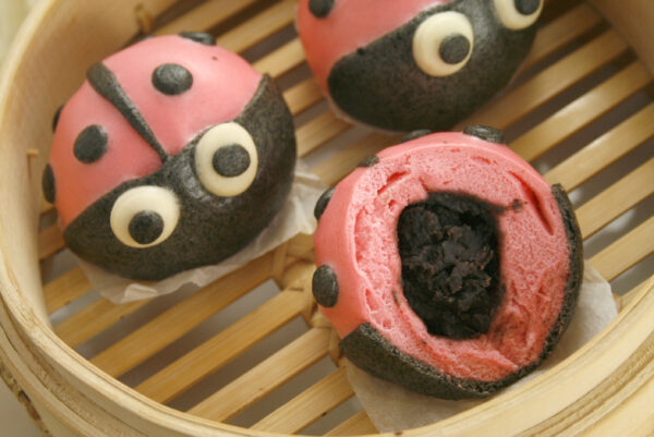 瓢蟲包(芝麻紅豆) (素)