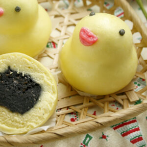 小鴨包(紅豆 黑芝麻) (素)