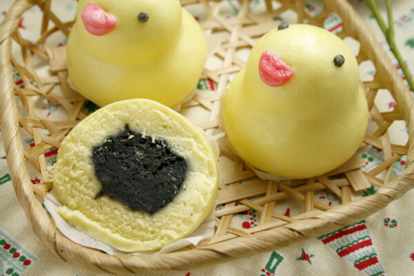 小鴨包(紅豆 黑芝麻) (素)