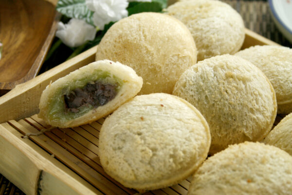 抹茶紅豆餅 (素)