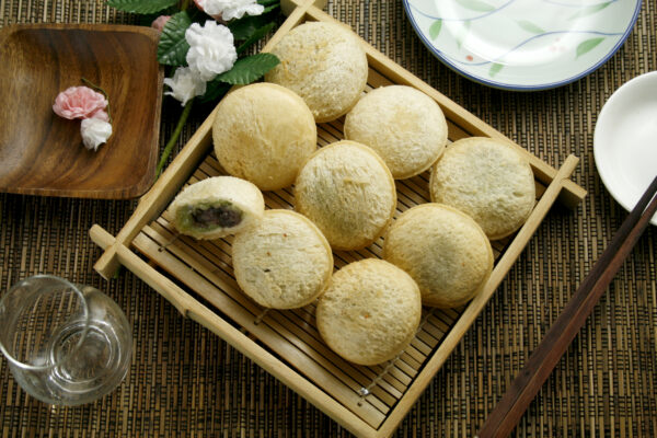 抹茶紅豆餅 (素)