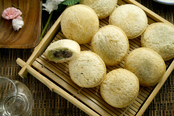 抹茶紅豆餅 (素)